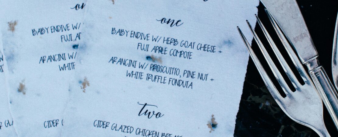 Menu Blossom Buffet